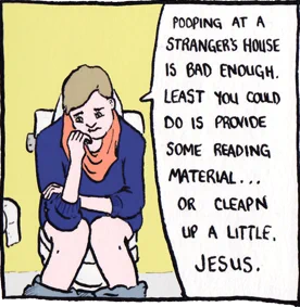 False Knees: Your primary source for bathroom etiquette! http://t.co/Jnx9E3cZGB 