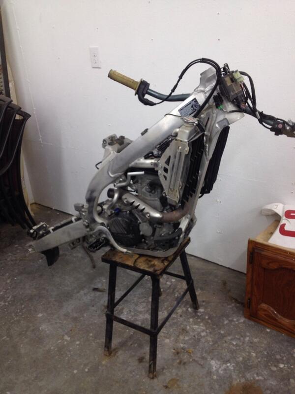 Doing some pre-season maintenance.