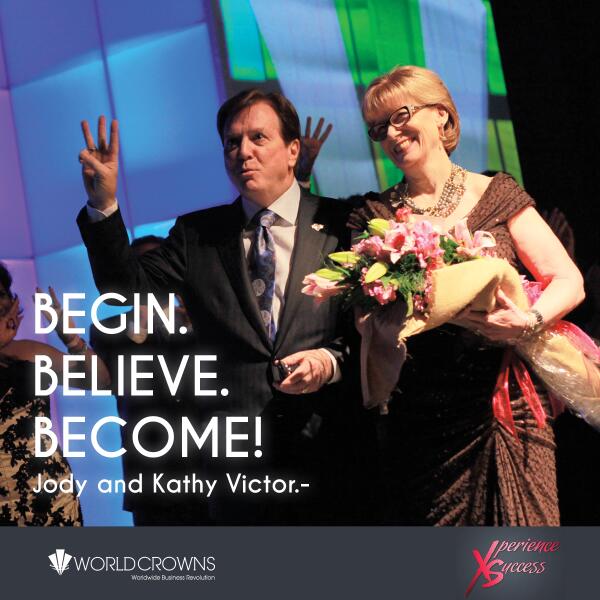 WorldCrowns's tweet photo. EMPIEZA, TEN FE, CONVIERTETE! Kathy and Jody Victor .- #boooya #wcconnect #worldcrowns #xsperiencesuccess http://t.co/qzmkueneTD