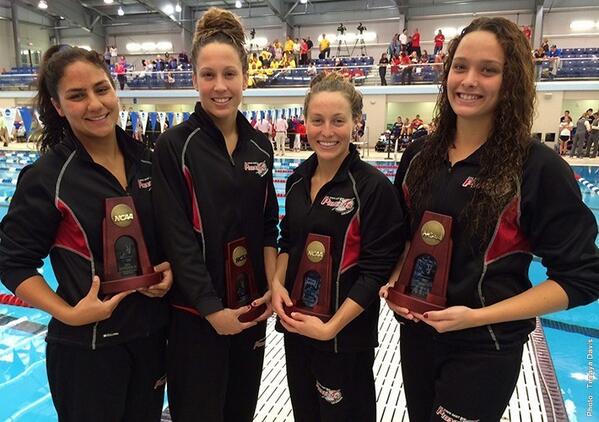 SWIM | <a href="/CSUEBSwimming/">CSUEB Swimming</a> 400 Free Relay Finishes Fourth at <a href="/NCAA/">NCAA</a> National Championships
Story: eastbaypioneers.com/news/2014/3/15…