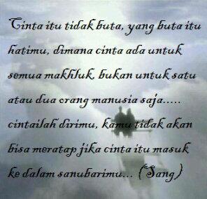 hendra79ip's tweet photo. Cinta itu tidak buta.... http://t.co/j1DnhgO0q8