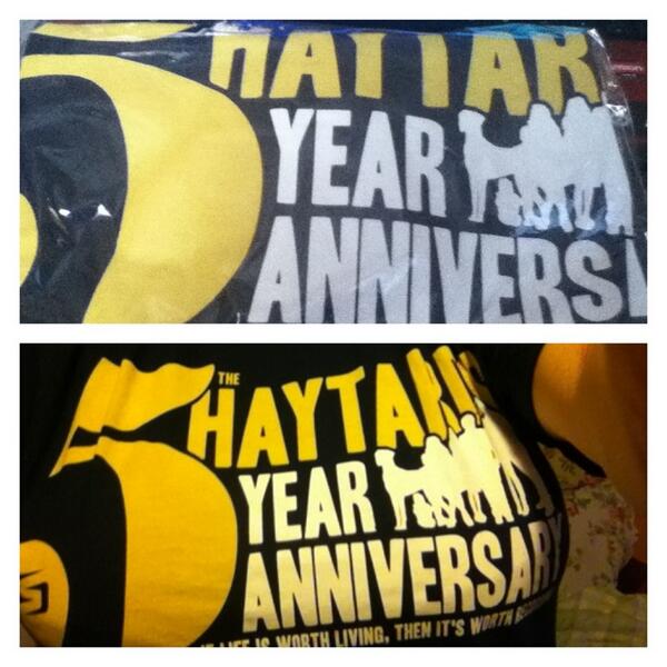 GretaLynnMc's tweet photo. I just got my #5yrsofshaytards anniversary shirt today and I really love it. @shaycarl @RodeoArcade πππ http://t.co/an0ETDkM6I