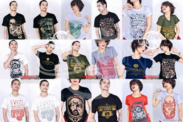 OrionCloth's tweet photo. Silahkan pilih yg kamu mau - readystock !!! Buruaan karena sngt limited !!  #photographyTshirts #clothing #tshirts http://t.co/lU8dbcc1sf