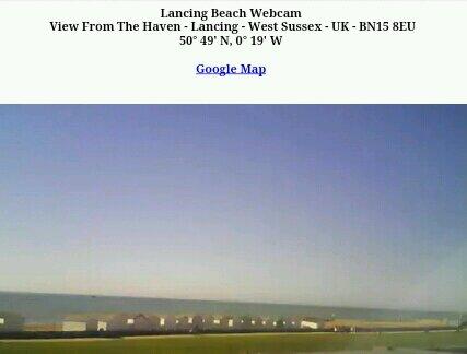 LancingBeachCam's tweet photo. Crystal clear &amp; warm this Sunday morning #spring #lancing #beach #webcam http://t.co/K51DHp2326