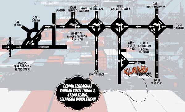 emptypagex's tweet photo. Here's the map to #KLANGFEST2014 http://t.co/gULY3UqjFm