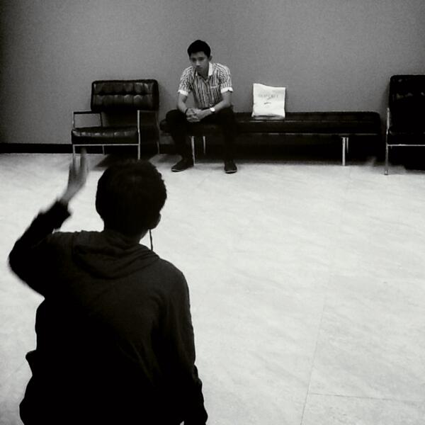 Behind the scene for our <a href="/radiofinance/">Radio Finance Indo</a>'s interview