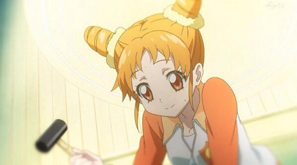 アイカツプラネット アイカツオンパレード アニメ公式 しおん 何をしてるの おとめ マリアたんのヘリ プリンセスワンの修理です し さすがスターライトクイーン 万能だね お エッヘン たいていの機械は叩けば直るのです し えっ