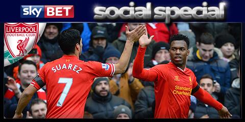 SkyBet's tweet photo. Get Suarez and Sturridge both to score today at 6/1 -> http://t.co/Y6lYfH0hSg http://t.co/ofkrcOzgnl