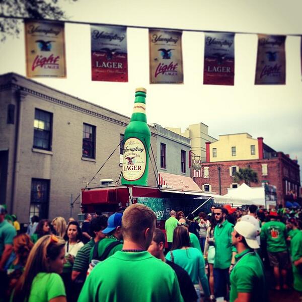 yuenglingbeer's tweet image. #Savannah is an awesome place to celebrate #StPatricksDay. Have you been celebrating? #repost @akfoseven