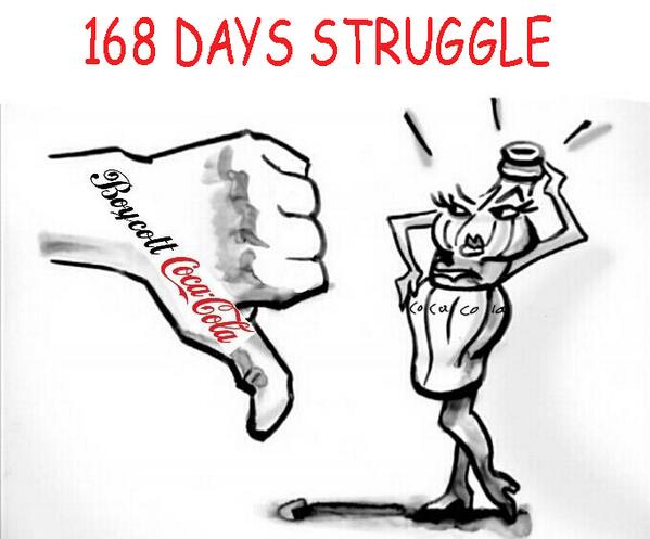 ERECOCACOLA (@cocacolaere) on Twitter photo “<a href="/cocacolastrike/">coca cola strike</a>:168 days of #strike at #CocaCola's factory in Thessaloniki-Greece until the reopening of the factory “<a href="/cocacolastrike/">coca cola strike</a>:168 days of #strike at #CocaCola's factory in Thessaloniki-Greece until the reopening of the factory