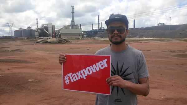 .<a href="/ShakaLoveless/">Shaka Loveless</a> talks #taxpower at the Mopani mine in Mufulira, Zambia.