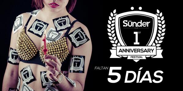 Sunder_Club's tweet photo. 5 DÍAS PARA NUESTRO I ANIVERSARIO..

ARE U FUCKING READY?!!

Pendulum+Gomad&amp;Monster!+LasTeaParty+Kout http://t.co/HthyV5HGzV