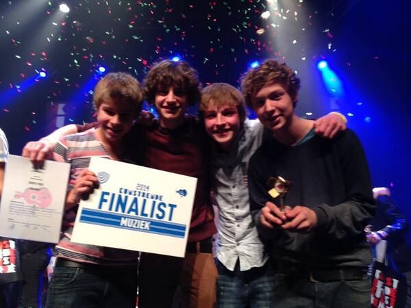 act1band's tweet photo. Gisteren zijn we maar liefst 1e geworden bij @KunstbendeUtr ! We zijn door naar de finale in de Amsterdamse MELKWEG! http://t.co/n23RRKlola
