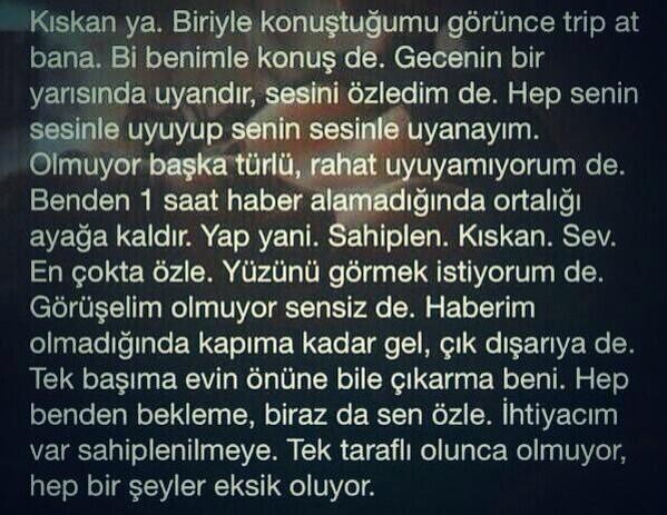 cuneyttbozok's tweet photo. Tek taraflı olunca olmuyor, hep bir şeyler eksik oluyor... http://t.co/Y38xSeFOg5