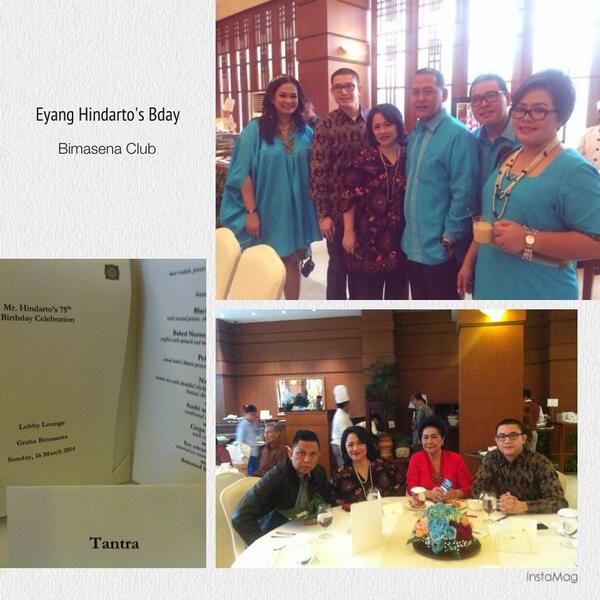tantratobing's tweet photo. Eyang Hindarto's 75th bday bash at Bimasena today :) http://t.co/HwrFQjsQzO