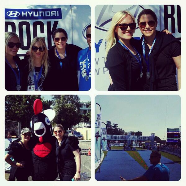 MissNikkiZee's tweet photo. Rocking Rock the Run .@SinderellaZ .@RocktheRunSA  #rocktherun #marathon #ontourwiththetwins http://t.co/RamxiDDbuK