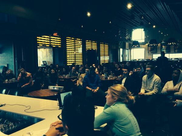 MJohnsonB's tweet photo. Partner discovery meeting at Earls South Common! http://t.co/TX2pfNEKFR