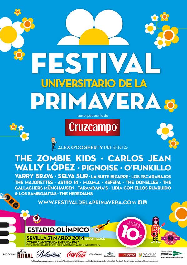 EL MEJOR FESTIVAL! NO TE LO PIERDAS! ENTRADAS 10€ SOLO HASTA EL JUEVES! CONSÍGUELA EN EL 666278508