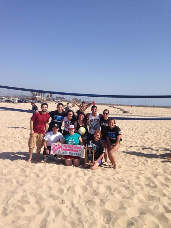 Volleyball Champs once again! Shout out to the players who brought the trophy back home! #4thYearInARow #undefeated