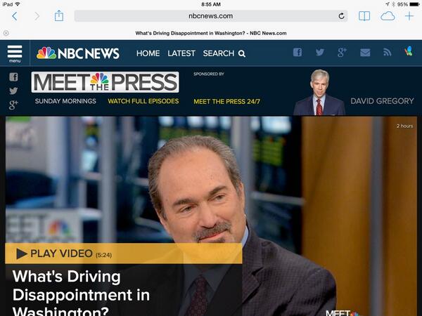 Looks who's on the #MTP homepage. Great job <a href="/RalstonReports/">Jon Ralston</a> #NevadaProud