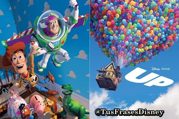 TuFraseDisney's tweet photo. RT Sí "Toy Story".          FAV Sí "UP". http://t.co/4zm27PxjTn
