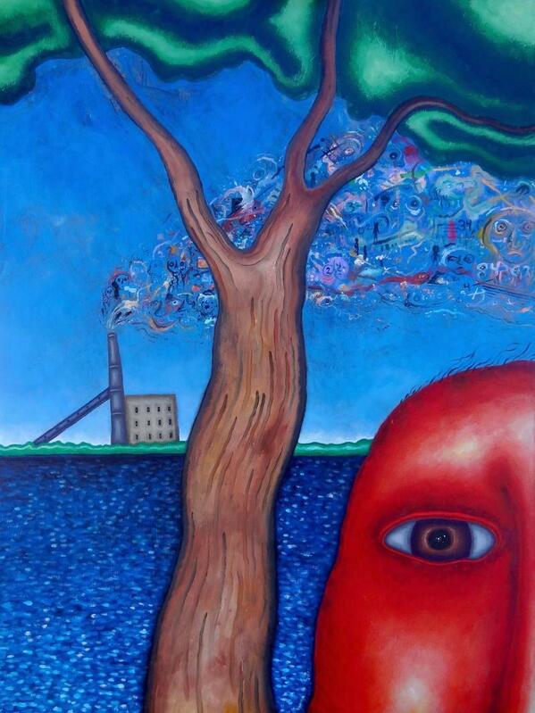 Marcelflisiuk's tweet photo. "Polluted" 40x30 inch oil http://t.co/NiDvicwW82
#Cancer #Asthma #Polluted_Waters #Polluted_Air #Destruction #Art http://t.co/F0Nd3vV7Kp