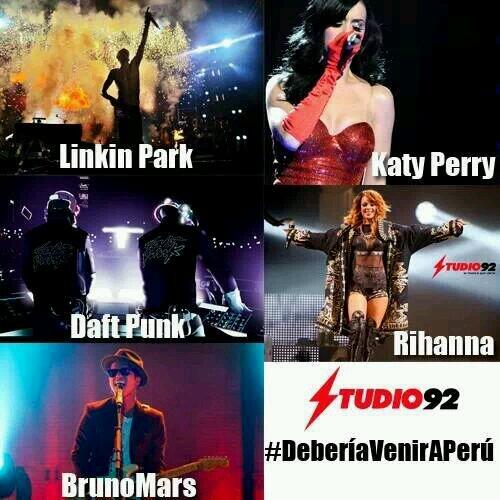 iLadyVaga's tweet photo. “@Studio92: Qué #ConciertoStudio92 te gustaria en Peru??? http://t.co/znT1SpAbRp” TODOS!!