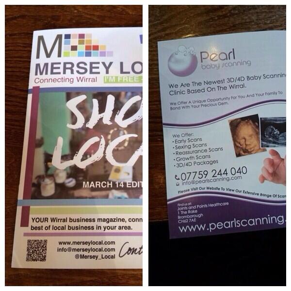 Pearl_baby_scan's tweet image. Let's hope lots of mummy's to be see this brand new magazine out and about !! #3dbabyscan #Wirral