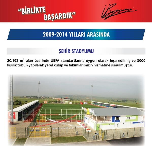 "Birlikte Başardık" - ŞEHİR STADYUMU