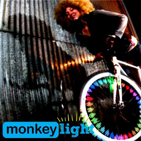 Natbikecuador's tweet image. #monkeylight  sé visible en tu bici!