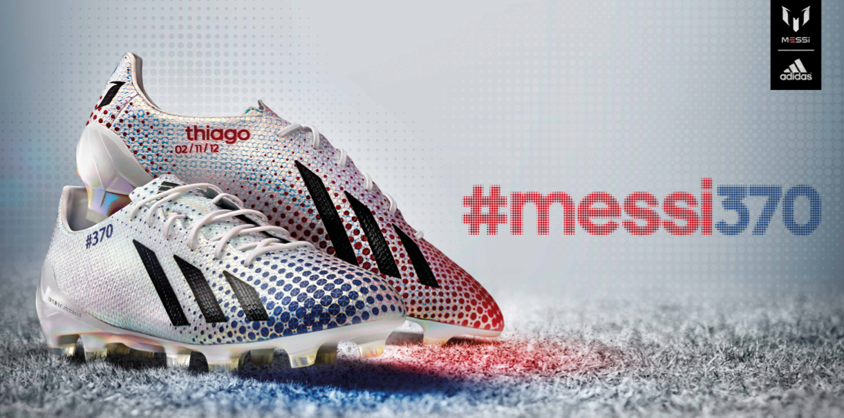 Ananiver Enciclopedia Impresión Team Messi on Twitter: "Para celebrar el récord #messi370, adidas lanza 370  pares de estas botas de edición limitada http://t.co/6m3LyVXcMK" / Twitter