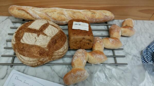 bigrobchef's tweet photo. Day 3 creations #bigboybaking @artisanschool @Emsbread http://t.co/AiC2mr68QD