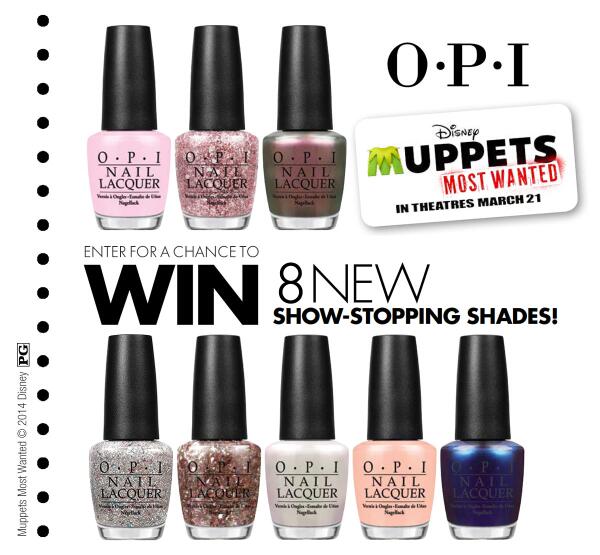 OPI_PRODUCTS's tweet photo. Today is the last day to enter to win our 8 new #OPIMuppets shades! Enter here: http://t.co/Mbln9lX8zH http://t.co/irqEzY4HCX