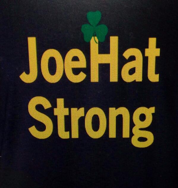 taralarsenhat's tweet photo. #JoeHatStrong http://t.co/2Oj7YqyYeW