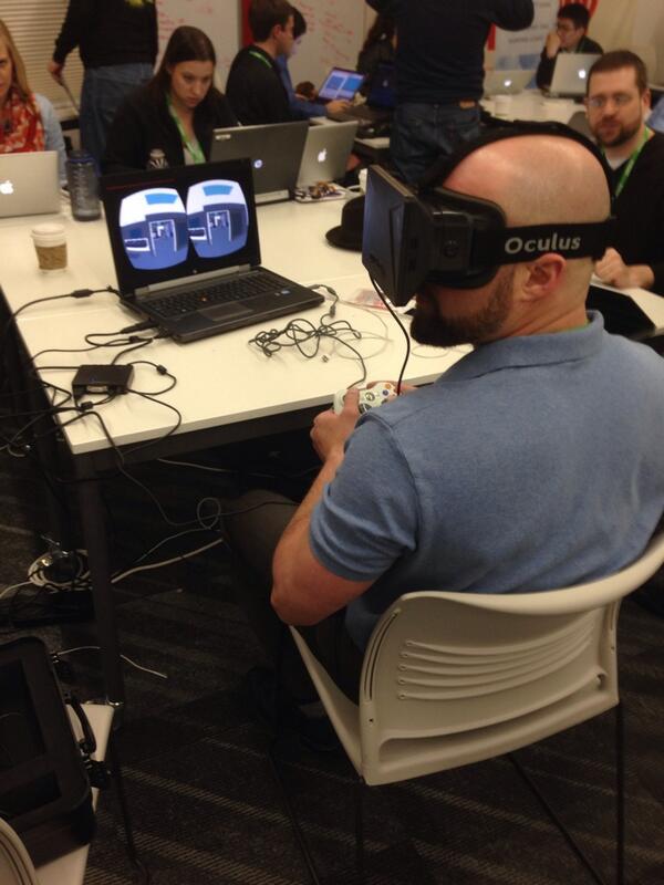 <a href="/Nathan_Ducote/">Nathan Ducote</a> exploring a Texas Health Hospital through <a href="/ailnos/">Sonali Kumar</a> Unity Engine in the Oculus Rift #AECHack