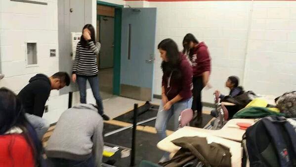 Back in November when the team built ping ping tables, for what reason,i have no idea