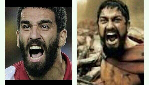 Semejantes's tweet image. Parecidos razonables
 Arda Turan