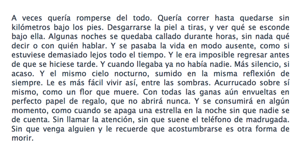 SergioCarrion's tweet photo. Acostumbrarse es otra forma de morir. http://t.co/VAtIpPDxQL