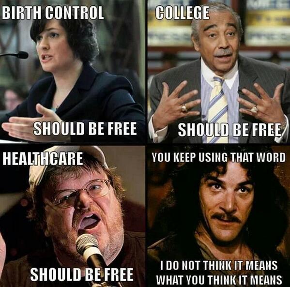 JessJ01's tweet photo. Everyone wants "free"lol. #libertarian #tlot #tcot #liberty http://t.co/jfpvUczxoh