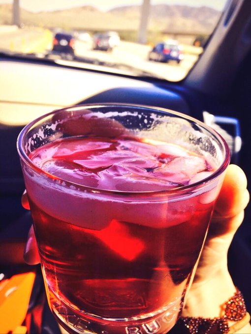 Buchanans &amp; cranberry juice; road trip todays weather is perfect ! 💕 http://t.co/rNcK7eZ0yS