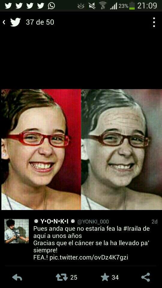 QuirosLuisa's tweet photo. Por favor chic@s no podemos dar lugar a esto,pedir que denuncie esta cuenta @YONKI_000 como puede aver gente asi RT http://t.co/vn7a1Tp64Y