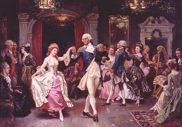 George Washington dancing