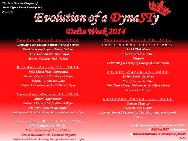 BGDivas1937's tweet photo. Take a weeks glance into Beta Gamma's Delta Week here: http://t.co/FkfvAgsGIN