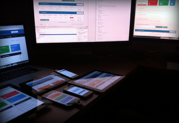 WHMCSDesigns's tweet photo. After hours of cross-platform testing we've finally fixed all bugs and are almost ready to release our Flat theme! http://t.co/CAn3zHRjxr