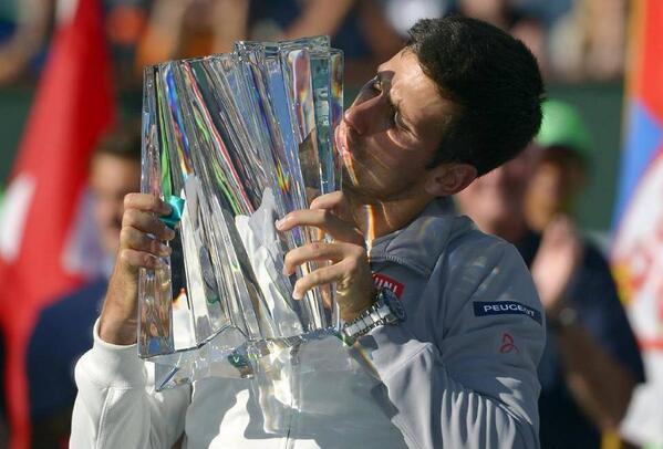 teamnovaktweets's tweet photo. Your Indian Wells 2014 champion! http://t.co/k7Uk35eb9w