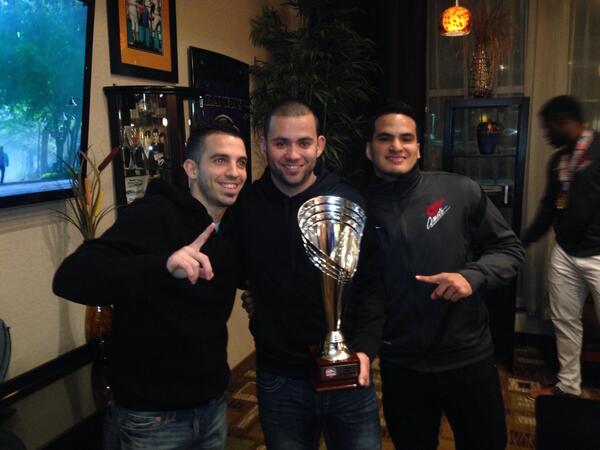 bayronsosa19's tweet photo. This one is for ALL our. Fans who believed in us!!! #CometsChamps http://t.co/pcXQV33veX