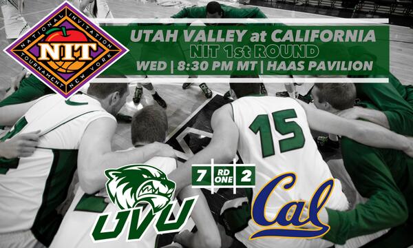 GoUVU's tweet photo. #UVU draws #Cal in first-ever #NIT appearance. http://t.co/IsGaGe6t4S http://t.co/tBb96D9sEx