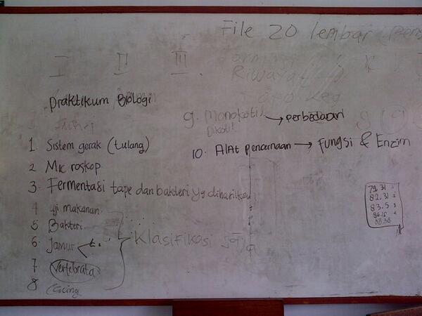 Libels12ipa4's tweet photo. Materi praktikum Biologi kitee nih, guys~ http://t.co/AnhIwbUrEF
