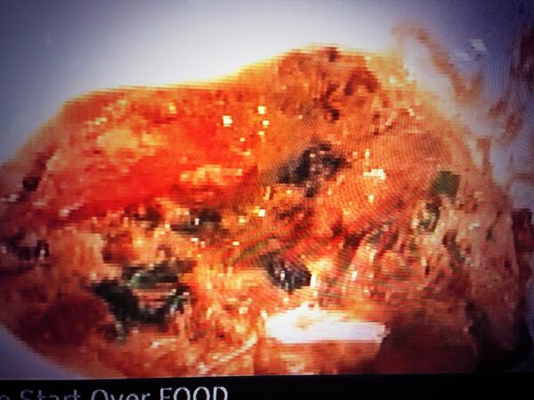 Turned on Food Network to this.......Coolio made a beef tongue and broccoli in Thai peanut sauce "appetizer".  #what?