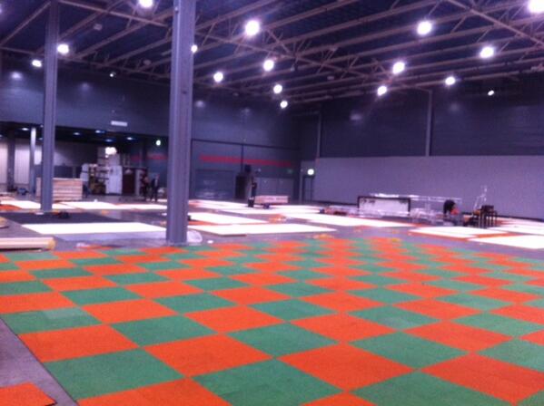 De opbouw is begonnen!